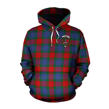 Mar Tartan Cotton Hoodie with Family Crest Celtic Skull Style Pullover Hoodie XS - Tartan Vibes Clothing