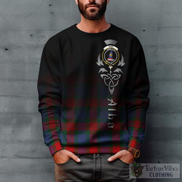 Mar Tartan Sweatshirt Featuring Alba Gu Brath Family Crest Celtic Inspired Unisex - Tartan Vibes Clothing