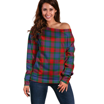 Mar Tartan Off Shoulder Women Sweater Women - Tartan Vibes Clothing