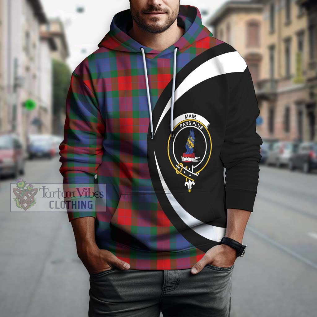 Mar Tartan Hoodie with Family Crest Circle Style Zip Hoodie - Tartan Vibes Clothing