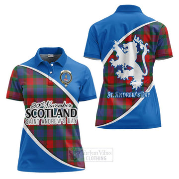 Mar Family Crest Tartan Women's Polo Shirt Celebrate Saint Andrew's Day in Style Women - Tartan Vibes Clothing