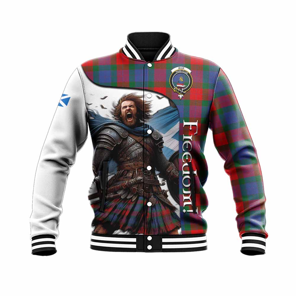 Mar Crest Tartan Baseball Jacket Inspired by the Freedom of Scottish Warrior Unisex - Tartan Vibes Clothing