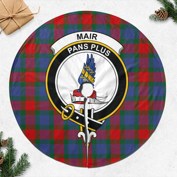 Mar Tartan Christmas Tree Skirt with Family Crest 47*47 inch - Tartan Vibes Clothing