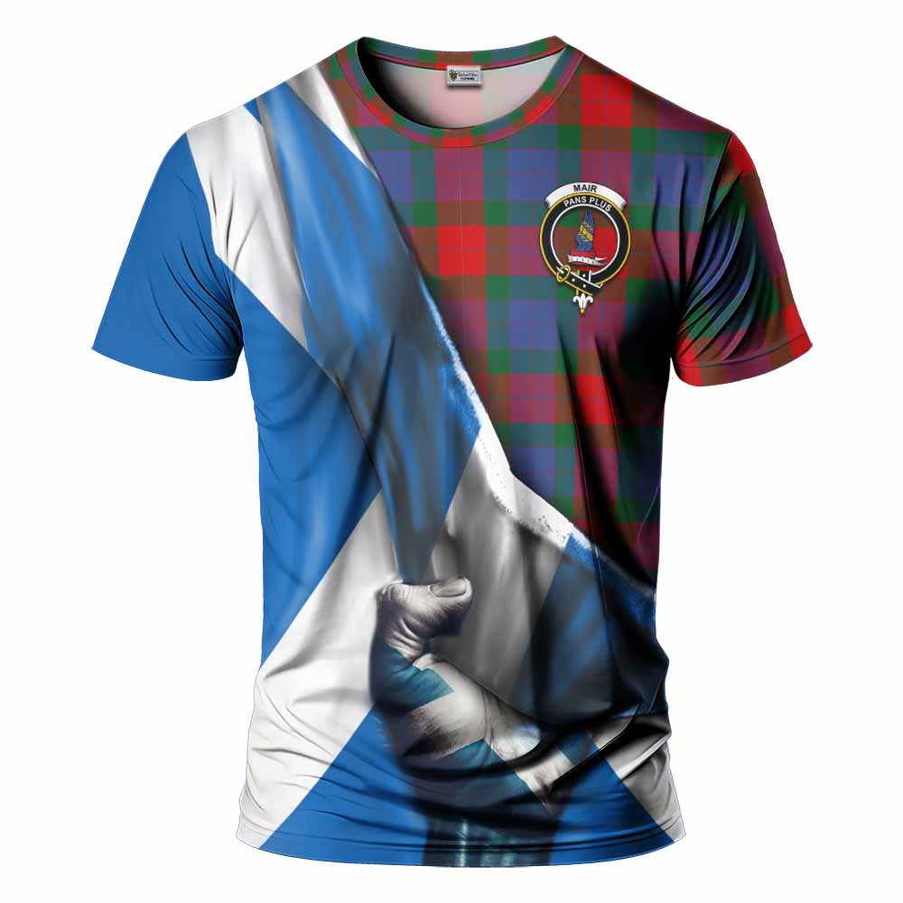 Mar Tartan T-Shirt with Family Crest Scotland Patriotic Style Kid's Shirt - Tartan Vibes Clothing