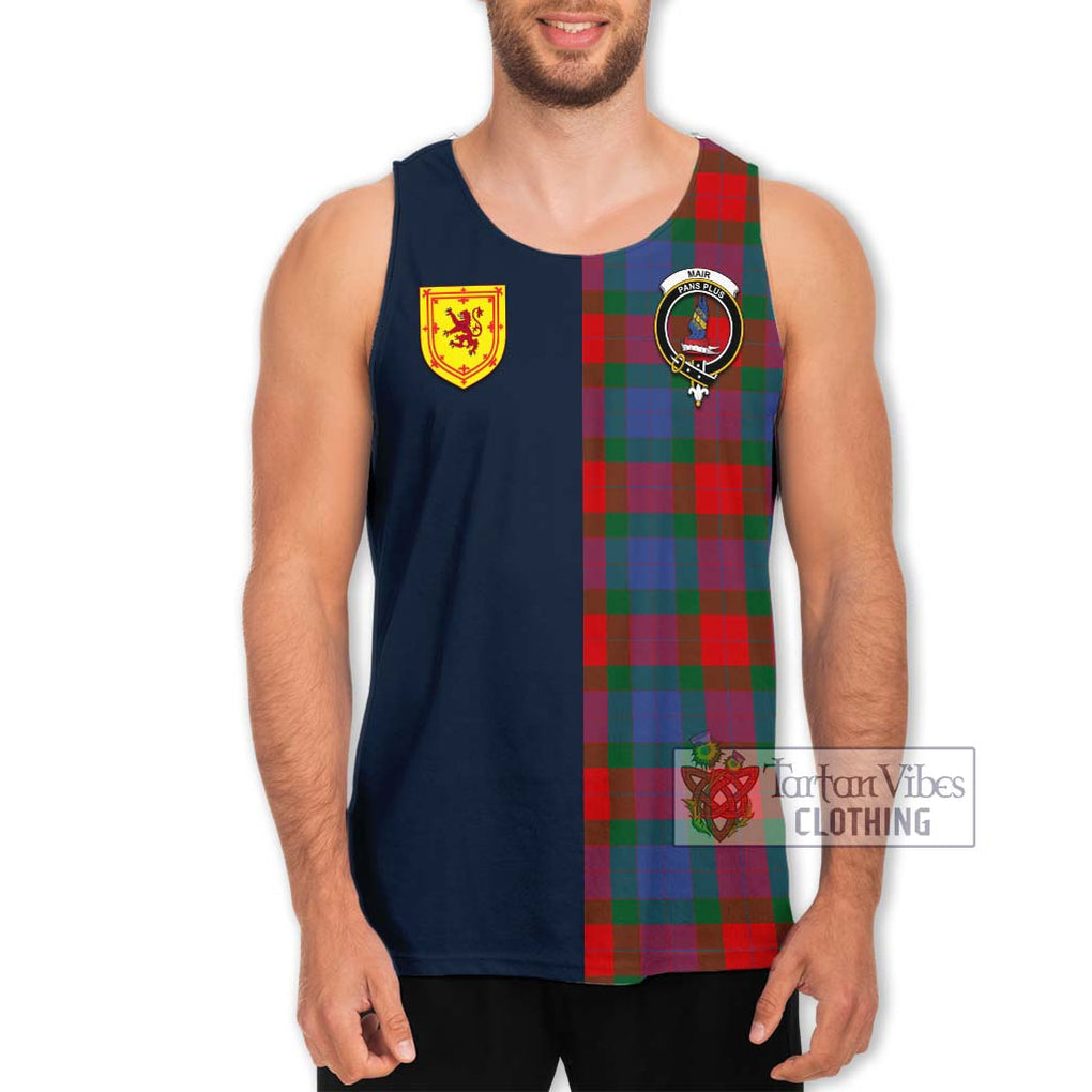 Mar Tartan Men's Tank Top Alba with Scottish Lion Royal Arm Half Style Men - Tartan Vibes Clothing