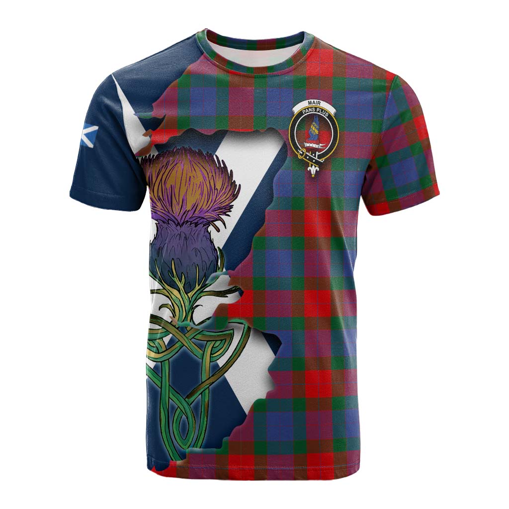 Mar Tartan Family Crest Cotton T-shirt Scottish Thistle Celtic Inspired Kid's Shirt - Tartan Vibes Clothing