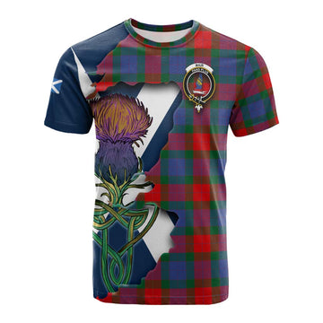 Mar Tartan Family Crest Cotton T-shirt Scottish Thistle Celtic Inspired Kid's Shirt - Tartan Vibes Clothing