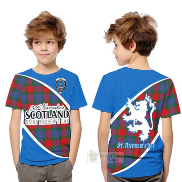 Mar Family Crest Tartan Kid T-Shirt Celebrate Saint Andrew's Day in Style Youth XL Size14 - Tartan Vibes Clothing