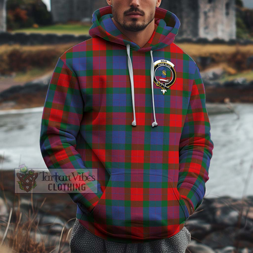 Mar Tartan Cotton Hoodie with Family Crest Zip Hoodie - Tartan Vibes Clothing