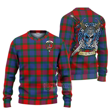 Mar Tartan Ugly Sweater with Family Crest Celtic Skull Style Unisex - Tartan Vibes Clothing