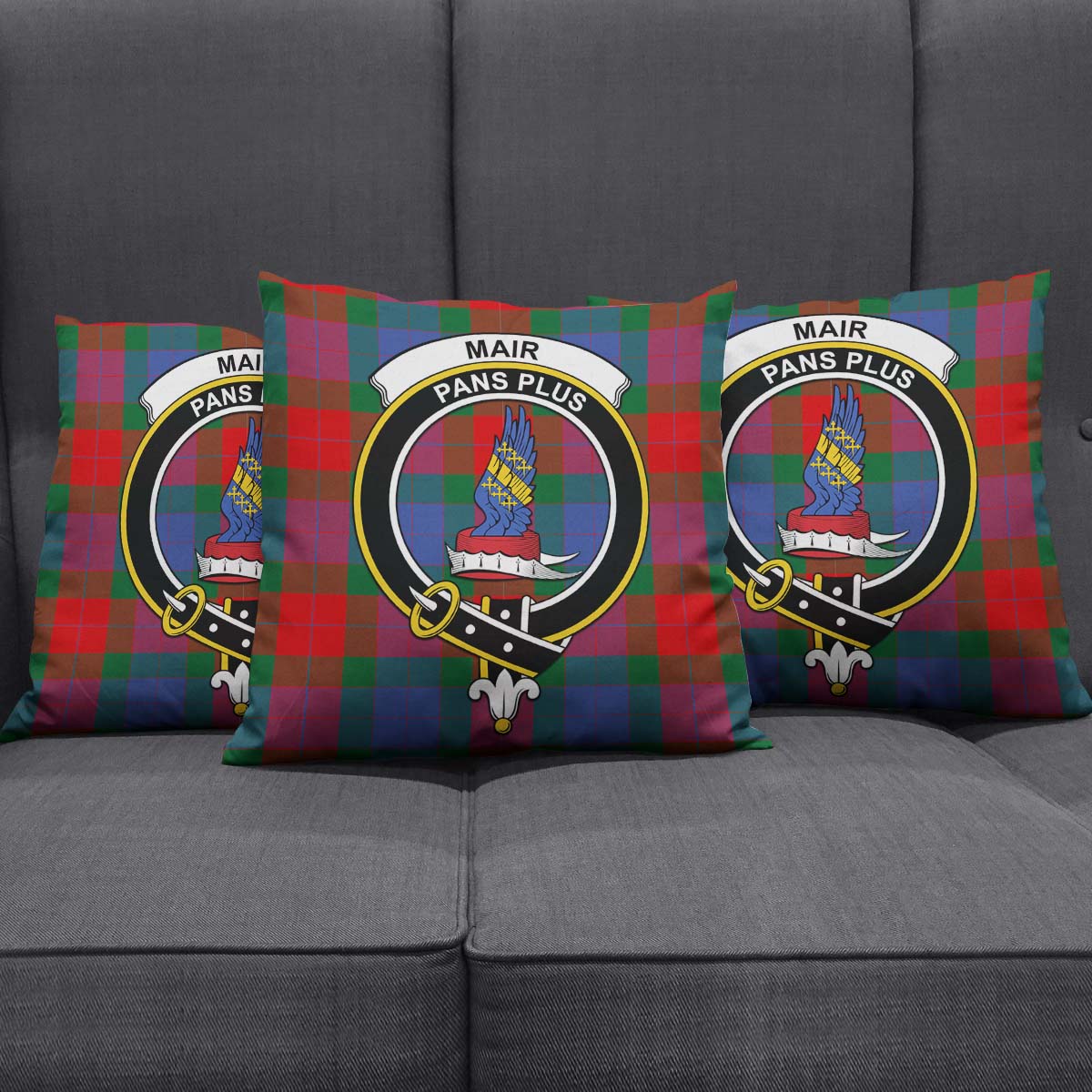 Mar Tartan Pillow Cover with Family Crest Rectangle Pillow Cover 51*91cm - Tartan Vibes Clothing