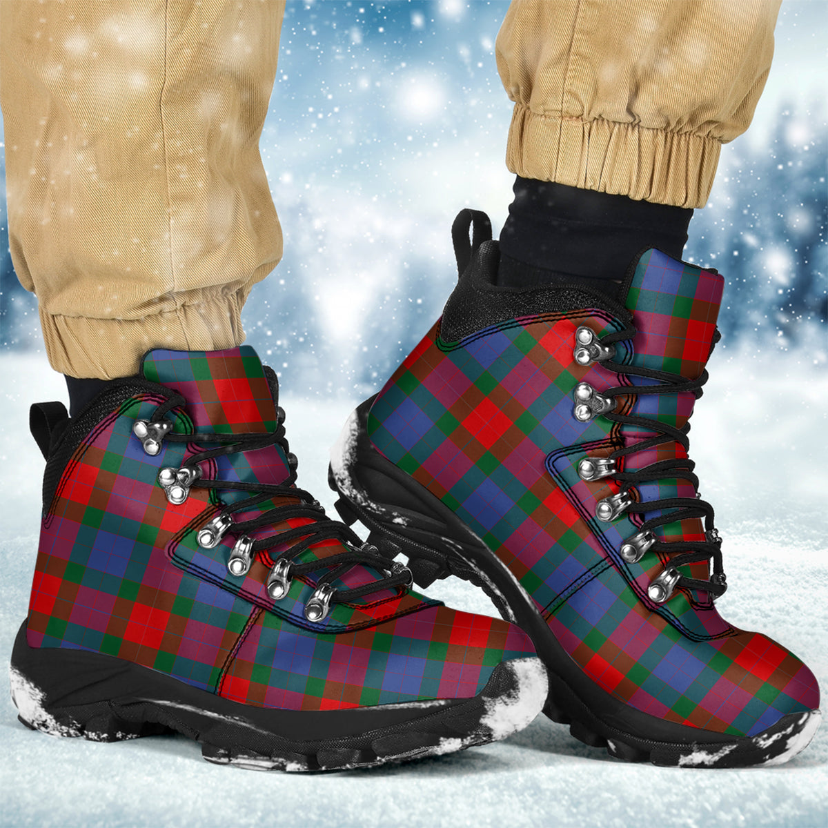 Mar Tartan Alpine Boots Men's Boots - Tartan Vibes Clothing