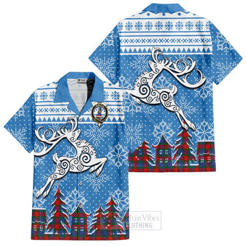 Mar Clan Christmas Hawaiian Shirt Celtic Reindeer Style Kid - Tartan Vibes Clothing