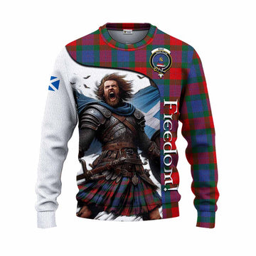 Tartan Vibes Clothing Mar Crest Tartan Knitted Sweater Inspired by the Freedom of Scottish Warrior