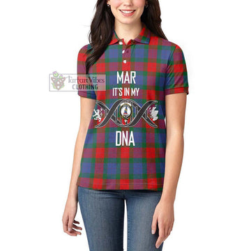 Mar Tartan Women's Polo Shirt with Family Crest DNA In Me Style Women - Tartan Vibes Clothing