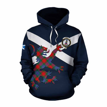 Mar Tartan Lion Rampant Cotton Hoodie Proudly Display Your Heritage with Alba Gu Brath and Clan Name Pullover Hoodie XS - Tartan Vibes Clothing