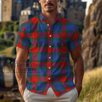 Mar Tartan Cotton Hawaiian Shirt Kid - Tartan Vibes Clothing