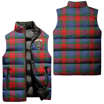 Mar Tartan Sleeveless Puffer Jacket with Family Crest Unisex - Tartan Vibes Clothing