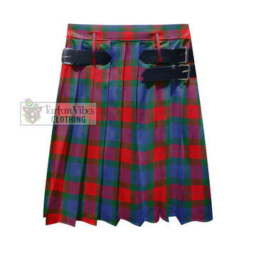 Mar Tartan Men's Pleated Skirt - Fashion Casual Retro Scottish Kilt Style