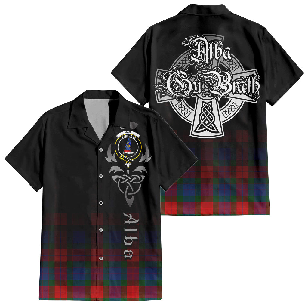 Mar Tartan Hawaiian Shirt Shirt Featuring Alba Gu Brath Family Crest Celtic Inspired Kid - Tartan Vibes Clothing