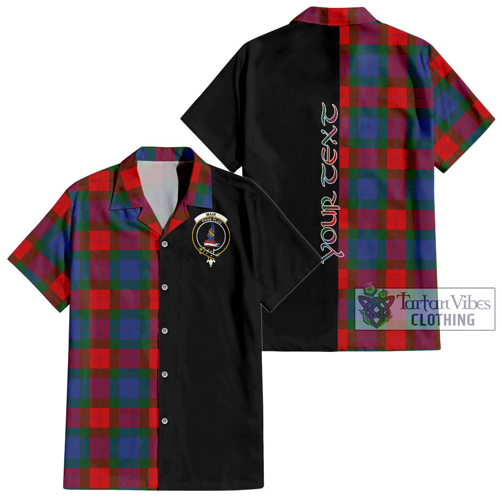 Mar Tartan Hawaiian Shirt with Family Crest and Half Of Me Style Kid - Tartan Vibes Clothing