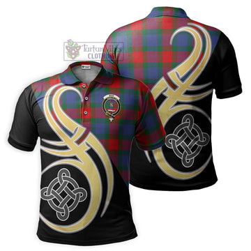 Mar Tartan Polo Shirt with Family Crest and Celtic Symbol Style Kid - Tartan Vibes Clothing