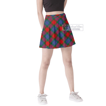 Mar Tartan Women's Plated Mini Skirt Cross Style Female - Tartan Vibes Clothing