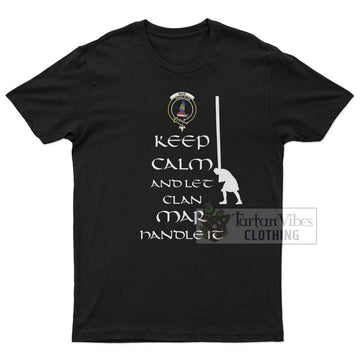 Mar Clan Men's T-Shirt: Keep Calm and Let the Clan Handle It Caber Toss Highland Games Style 4XL - 2D-tartanvibesclothing