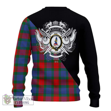 Mar Tartan Ugly Sweater with Family Crest and Military Logo Style - Tartan Vibes Clothing