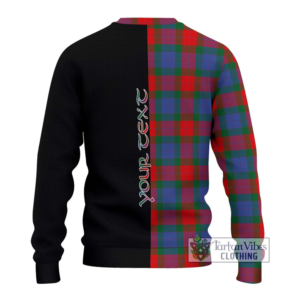 Mar Tartan Ugly Sweater with Family Crest and Half Of Me Style - Tartan Vibes Clothing