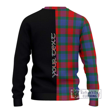 Mar Tartan Ugly Sweater with Family Crest and Half Of Me Style - Tartan Vibes Clothing