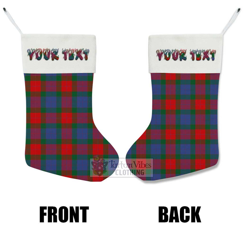Mar Tartan Christmas Stocking with Personalized Text - Tartan Vibes Clothing