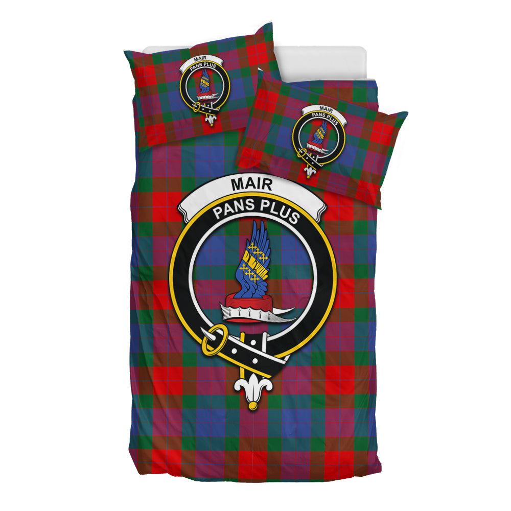 Mar Tartan Bedding Set with Family Crest - Tartan Vibes Clothing
