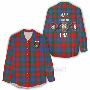 Tartan Vibes Clothing Mar Tartan Women's Casual Shirt with Family Crest DNA In Me Style