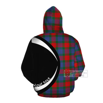 Mar Tartan Cotton Hoodie with Family Crest Circle Style Pullover Hoodie - Tartan Vibes Clothing