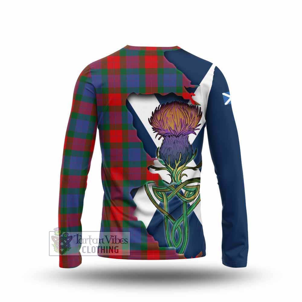 Mar Tartan Family Crest Long Sleeve T-Shirt Scottish Thistle Celtic Inspired - Tartan Vibes Clothing