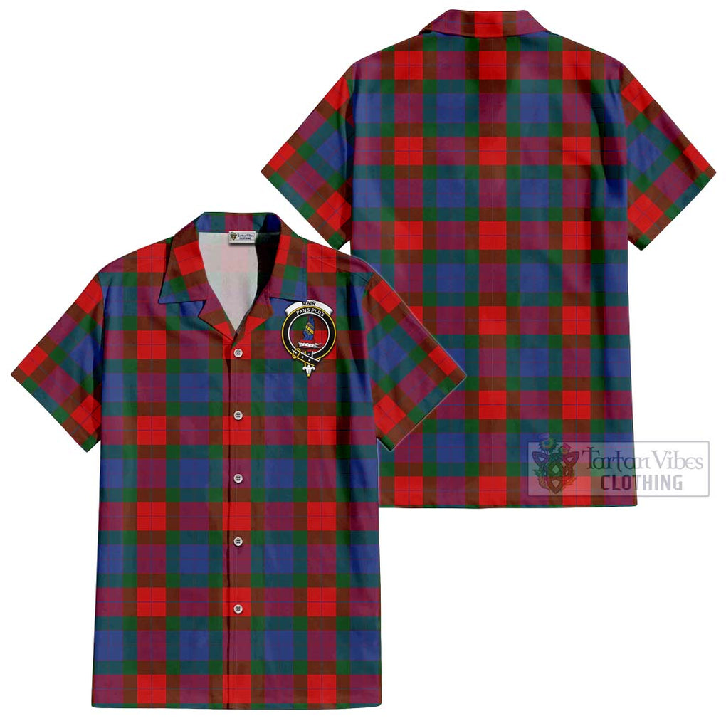 Mar Tartan Cotton Hawaiian Shirt with Family Crest - Tartan Vibes Clothing