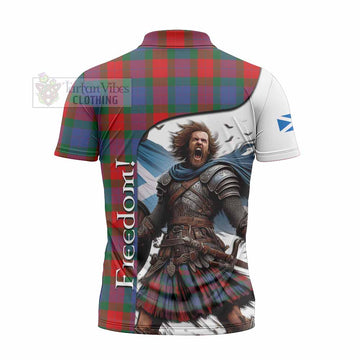 Mar Crest Tartan Zipper Polo Shirt Inspired by the Freedom of Scottish Warrior - Tartan Vibes Clothing