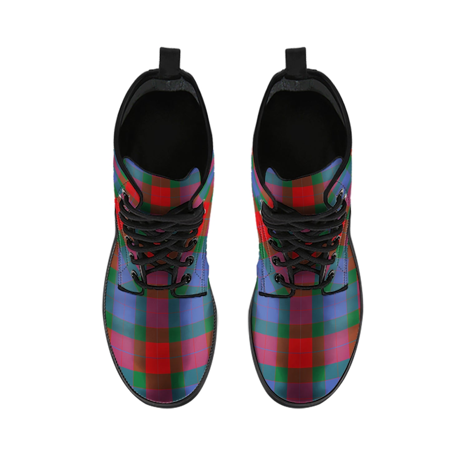 Mar Tartan Leather Boots - Tartan Vibes Clothing