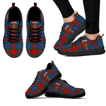Mar Tartan Sneakers with Family Crest - Tartan Vibes Clothing
