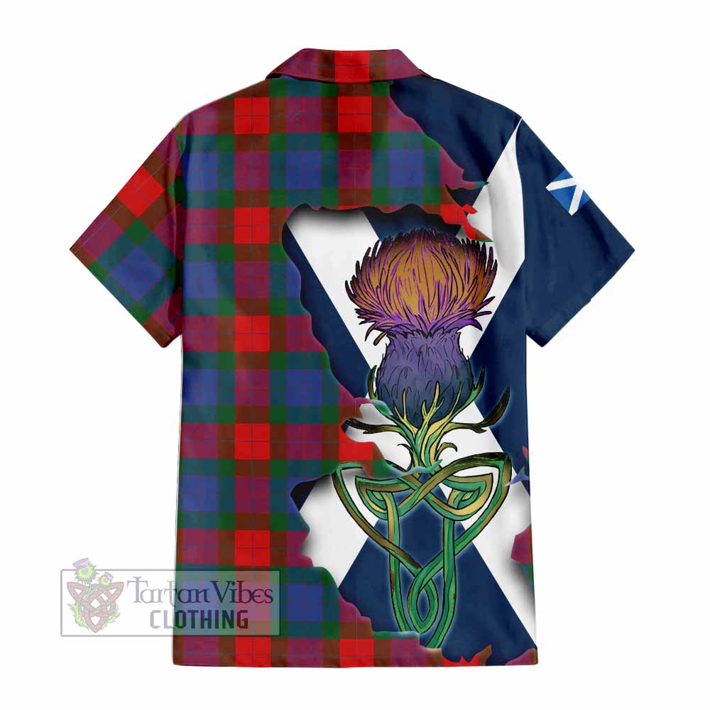 Mar Tartan Family Crest Hawaiian Shirt Scottish Thistle Celtic Inspired - Tartan Vibes Clothing