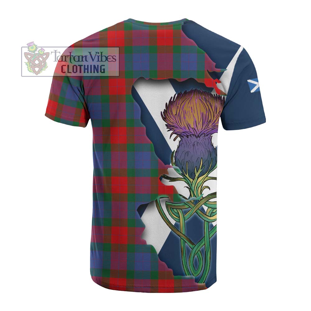 Mar Tartan Family Crest Cotton T-shirt Scottish Thistle Celtic Inspired - Tartan Vibes Clothing