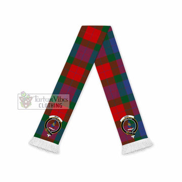 Tartan Vibes Clothing Mar Tartan Ruffneck Scarf with Family Crest