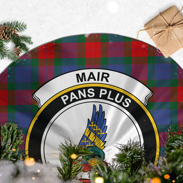Mar Tartan Christmas Tree Skirt with Family Crest - Tartan Vibes Clothing