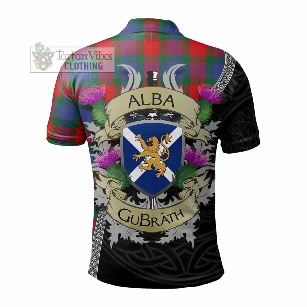 Mar Tartan Family Crest Polo Shirt Lion Rampant Royal Thistle Shield Celtic Inspired - Tartan Vibes Clothing