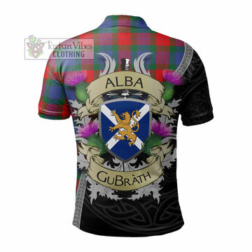Mar Tartan Family Crest Polo Shirt Lion Rampant Royal Thistle Shield Celtic Inspired - Tartan Vibes Clothing