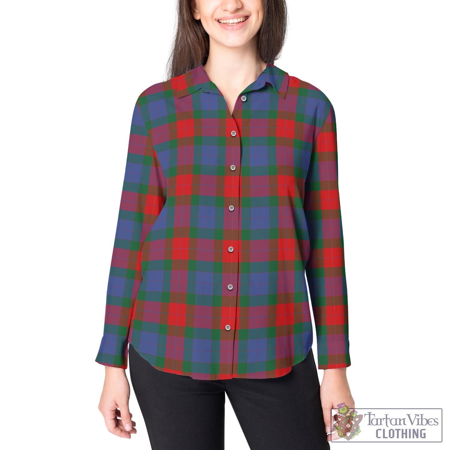 Mar Tartan Women's Casual Shirt - Tartan Vibes Clothing