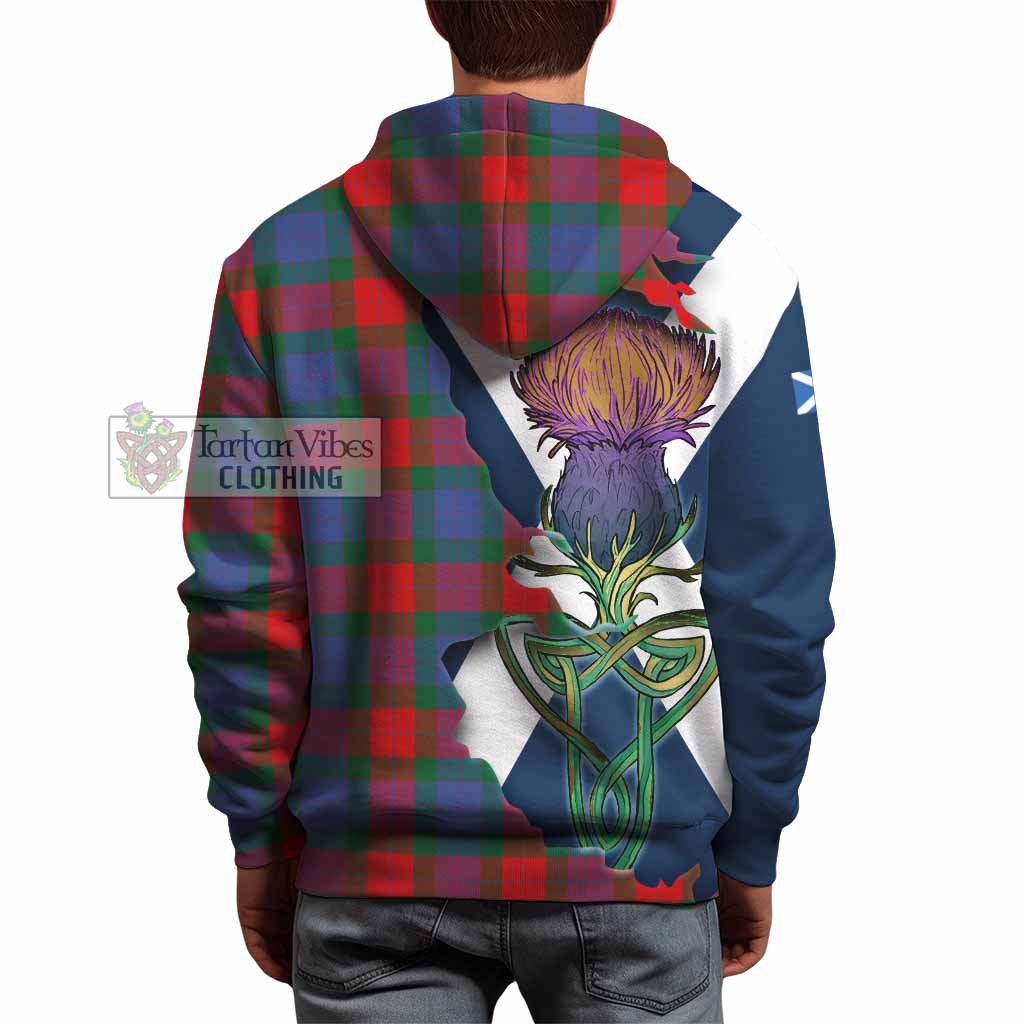 Mar Tartan Family Crest Hoodie Scottish Thistle Celtic Inspired - Tartan Vibes Clothing