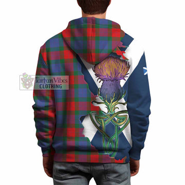 Mar Tartan Family Crest Hoodie Scottish Thistle Celtic Inspired - Tartan Vibes Clothing