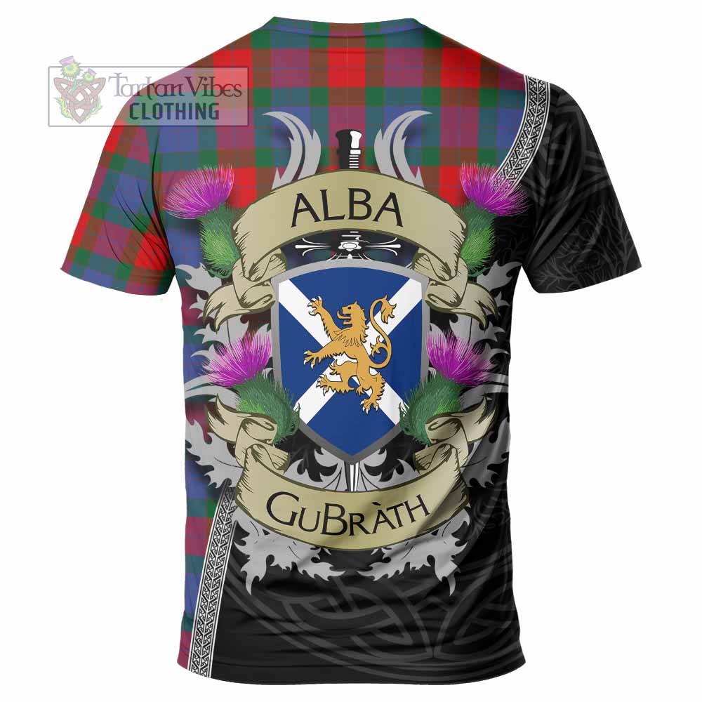 Mar Tartan Family Crest T-Shirt Lion Rampant Royal Thistle Shield Celtic Inspired - Tartan Vibes Clothing